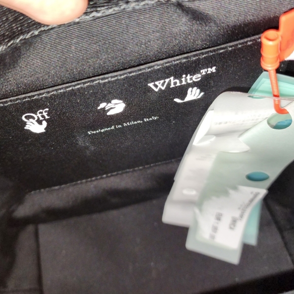 OFF-WHITE DIAG STRIPE LEATHER BACKPACK - Picture 9 of 12